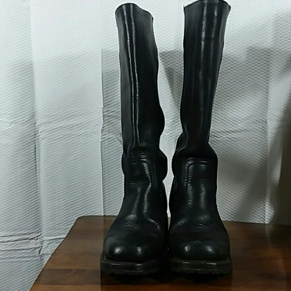 Frye boots, black leather, size 5.5